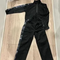 ブラック 上下ジャージ セット140