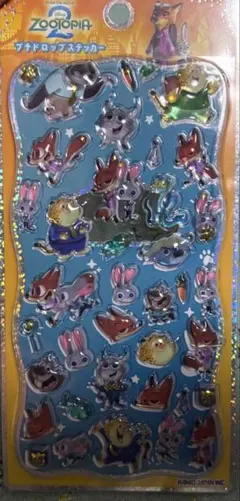 ズートピア 2 ZOOTOPIA プチドロップステッカー 新品未使用