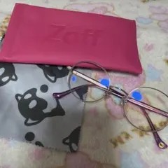 Zoff ディズニー ラプンツェル メガネ　度なし ブルーライトカット 33%