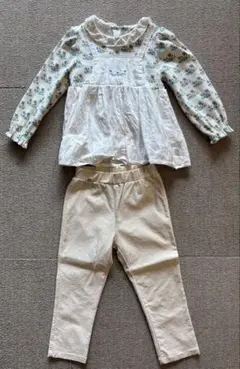 moimoln 花柄 可愛い上下セット