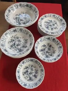 中西申幸さん　鳥遊戯画　チュン　パスタ皿2客セット 中西申幸さん 鳥遊戯画 チュン パスタ皿2客セット - メルカリ