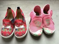 【2足セット】ハローキティ & adidas キッズシューズ　16cm