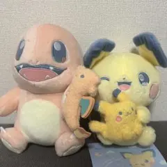 LittleDaydreamピチューとピカチュウ ヒトカゲとリザードンぬいぐるみ