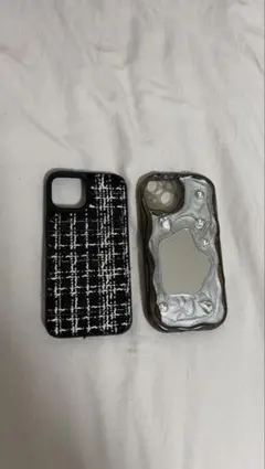 iPhone用チェック柄ハードケース　iPhone14