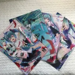 初音ミク ピアプロコラボ クリアファイルセット