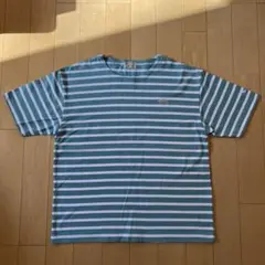 The Fox Collection 白グリーンボーダーTシャツのサムネイル
