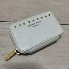 Samantha Thavasa サマンサタバサ キーケース ホワイト スタッズのサムネイル