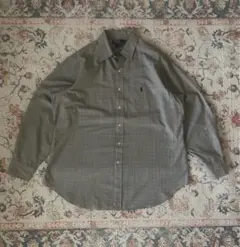 Polo by Ralph Lauren AndrewグレーチェックシャツL相当