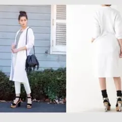 SLY♡ホワイトロングカーディガン