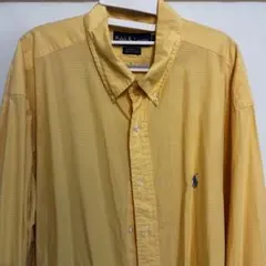 Ralph Lauren 長袖シャツ チェック柄 イエロー