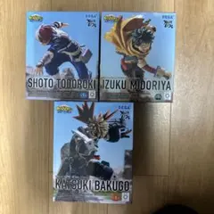 緑谷出久　爆豪勝己　轟焦凍　フィギュア　Xross Link ヒロアカ