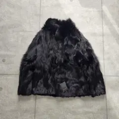 極美品 サガミンク ロイヤル リアルファーコート L相当 黒 長袖 毛皮 レザー 極美品 サガミンク ロイヤル リアルファーコート L相当 黒 長袖