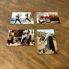 2003年カルビー　仮面ライダーチップス　カード4枚セット