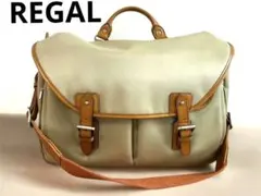 REGAL 2way ショルダーバッグ ベージュ系　A4サイズ収容可のサムネイル