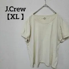 J.Crew 【XL 】オーガニックスラブ Tシャツ クリーム色のサムネイル