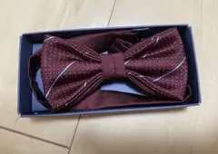 ボルドー 蝶ネクタイ フォーマル