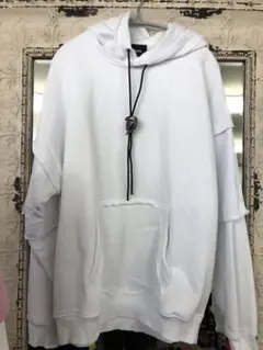 DIESEL オーバーサイズ ホワイトパーカー