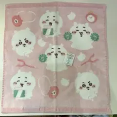 ちいかわ ハンド タオル ハンカチ ピンク