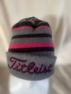 Titleist ストライプ ニット帽