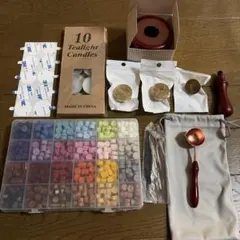 シーリングワックス スタンプセット シーリングスタンプ 封蝋 スタンプ