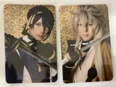 刀ミュ博覧会　ランダムふぉとカード　三日月宗近　小狐丸