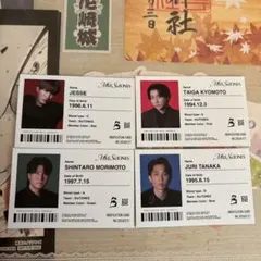 SixTONES「MILESixTONES」特典 IDカード 初回限定盤A