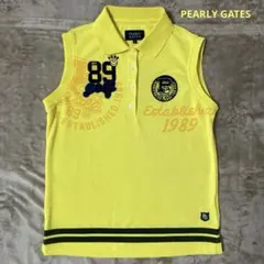 【美品】PEARLY GATES パーリーゲイツ ノースリーブ ポロシャツ