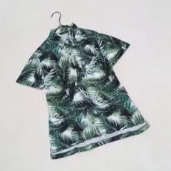 売り切れ御免【GDO ORIGINAL】ボタニカル柄ポロシャツ L 半袖　ゴルフ