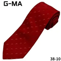 G-MA ネクタイ　レッド　おしゃれ　通勤　ビジネス