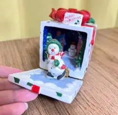 お値下げ中【クリスマス】スノーマンのヴィンテージクリスマスボックス