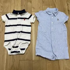 PETIT BATEAU ロンパース ポロシャツ セット 12M - メルカリ