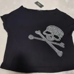 黒 スカルデザイン 半袖Tシャツ 未使用