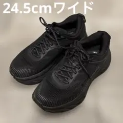 HOKA ONE ONE BONDI 7 WIDE 24.5cm BLACKのサムネイル