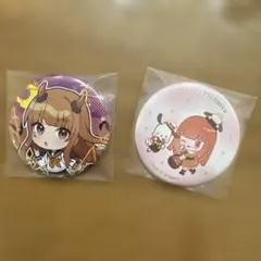 カラフルピーチ えと 缶バッジ 2点セット
