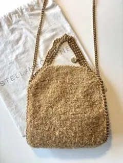 ステラマッカートニー ファラベラ トートバッグ モコモコ ベージュ✨美品 正規品
