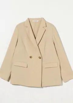 ベージュ テーラードジャケット