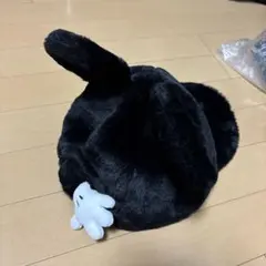 ディズニー 耳付きファーキャップ ミッキー
