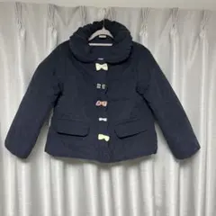 petit main ネイビー中綿コート