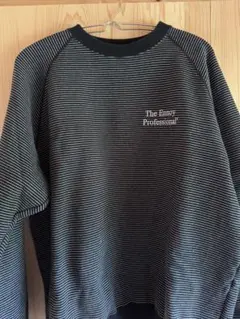 ennoy BORDER CREW NECK SWEAT エンノイ M