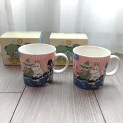 新品　検品済　ムーミンバレーパーク オリジナルARABIAマグ 数量限定　2個