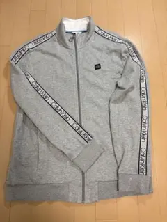 Calvin Klein グレー ジップアップ トレーナー Lサイズ