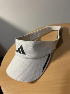 adidas ホワイト ビジビリティバイザー OSFW