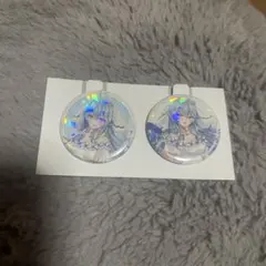 ホロライブ 一番くじ 缶バッジセット ホログラム 雪花ラミィ Wedding