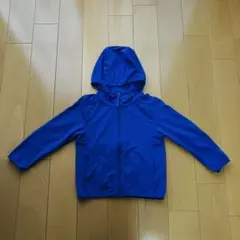 UNIQLO ユニクロ エアリズム UVカットメッシュパーカー 100 青ブルー