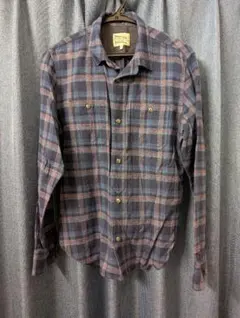 DUFFER ST. GEORGE 長袖ネルシャツ M ネイビーのサムネイル