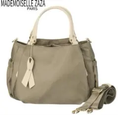 Mademoiselle Zaza オリーブグリーン トートバッグ