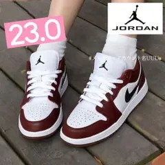 【新品23cm】NIKE｜エアジョーダン１GS｜ホワイト/ダークポニー
