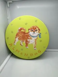 ALMONDOG 犬のイラスト 金属缶 80g
