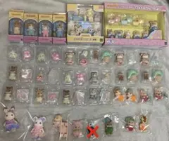 即購入❌ シルバニアファミリー 赤ちゃん38体女の子2体 セット