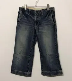 00’s DMG 古着ヴィンテージ加工 デニム ショート クロップドデニムパンツのサムネイル